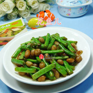 花生米炒梅豆