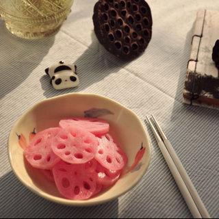 胭脂红藕